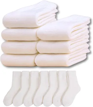 KANAV 7 Pairs Warm Winter Socks for Women Thick Thermal Boot Socks Comfy Slouchy Fuzzy Slipper Socks Cozy Chunky Ankle Socks
