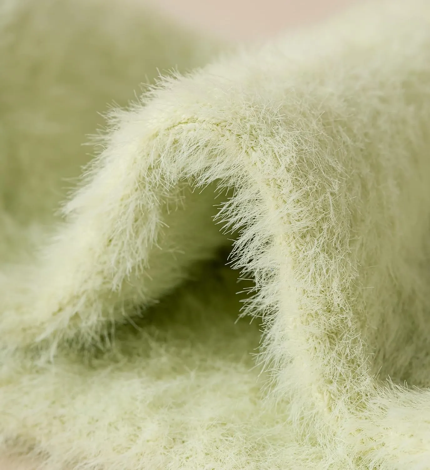 KANAV Comfy Fuzzy Socks for Women - Thermal, Fluffy, Warm Winter Thick Crew Socks in 4 Pairs