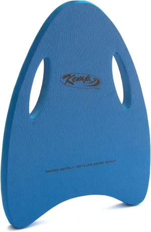 Kemp USA Contour Kick Board with Handles - Heavy-Duty Swimming Pool Accessory - Constructed Using Durable EVA Foam - Ideal for Swim Teams & Recreational Swimmers - 16.5x1.5x12.25 inches (Royal Blue)