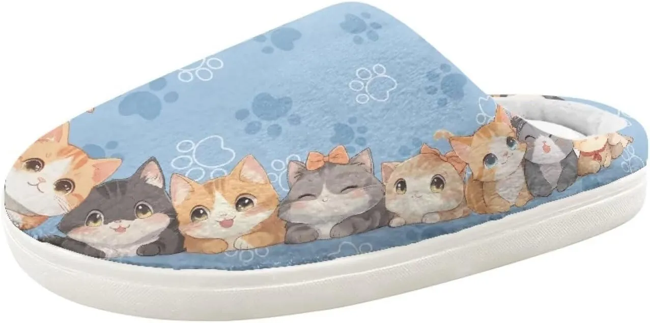 Kids Fluffy Slippers Girls Boys House Slippers Bedroom Non Slip Home Slippers Size 9-15