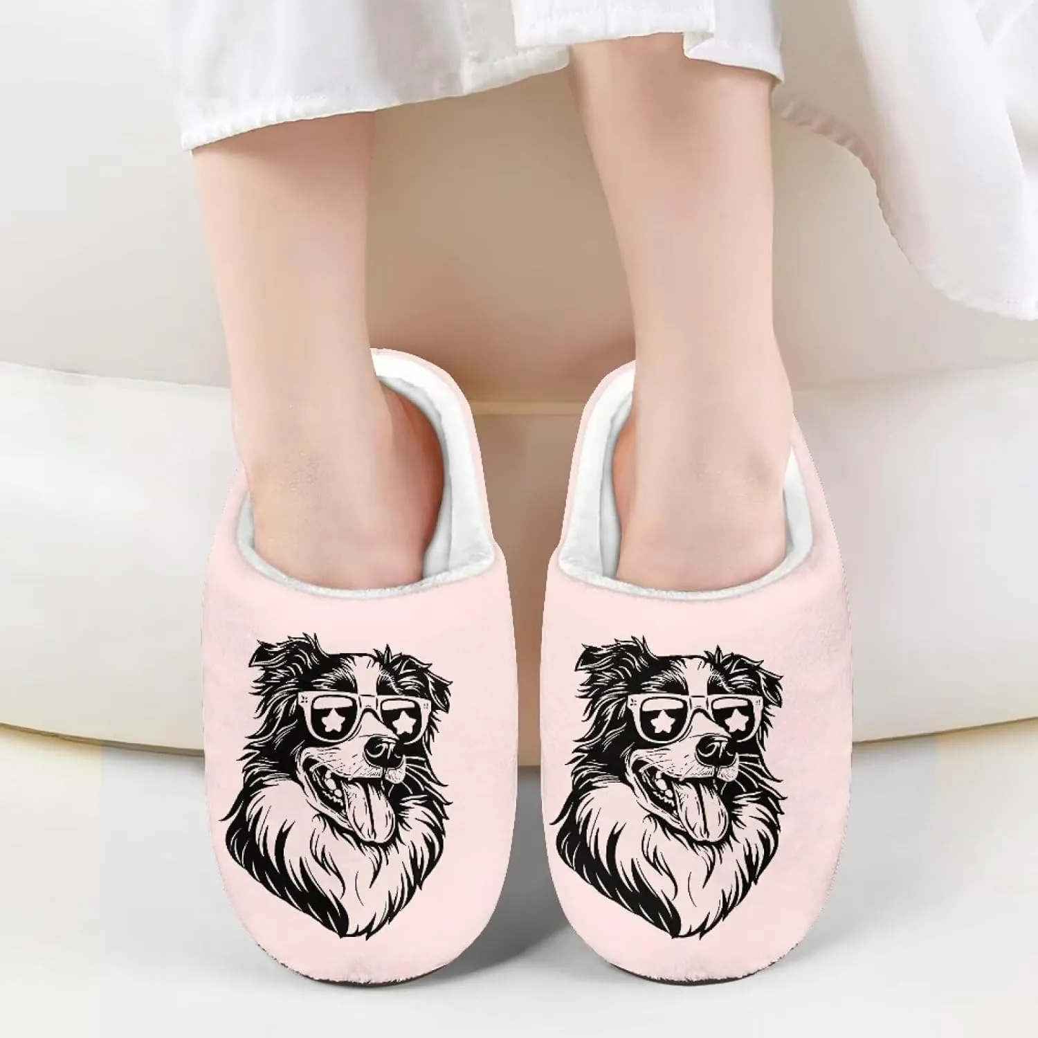 Kids House Slippers Pink, Warm Soft Slippers Home Slippers for Girls Non Slip, Comfy Cozy Slippers Indoor