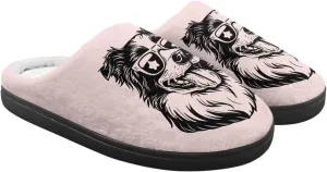 Kids House Slippers Pink, Warm Soft Slippers Home Slippers for Girls Non Slip, Comfy Cozy Slippers Indoor