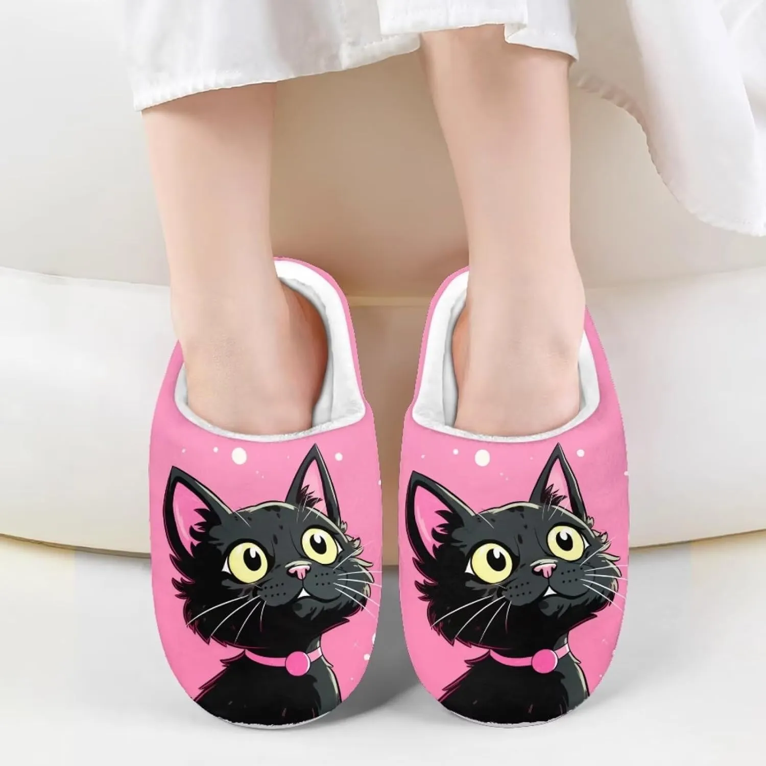 Kids Slippers for Girls Boys Warm Plush House Slippers Bedroom Slip On Fuzzy Slippers Size 9-14.5
