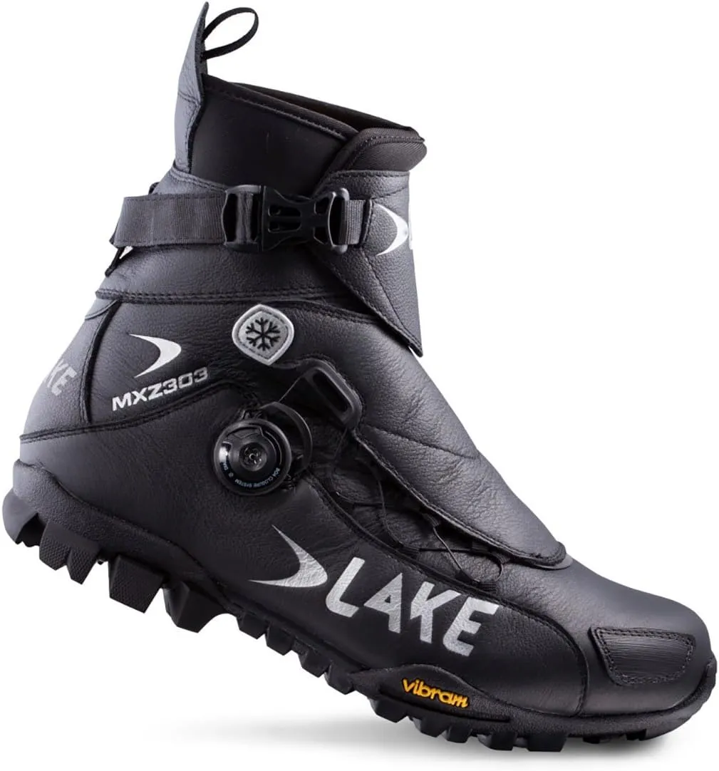 Lake Cycling MXZ303 Men's Winter Boot - Vibram Outsole - Thermosol Composite Insulated