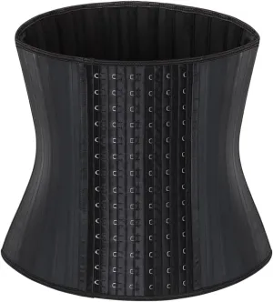 Latex Waist Trainer for Women 25 Steel Boned Underbust Corset Cincher Body Shaper Plus Size