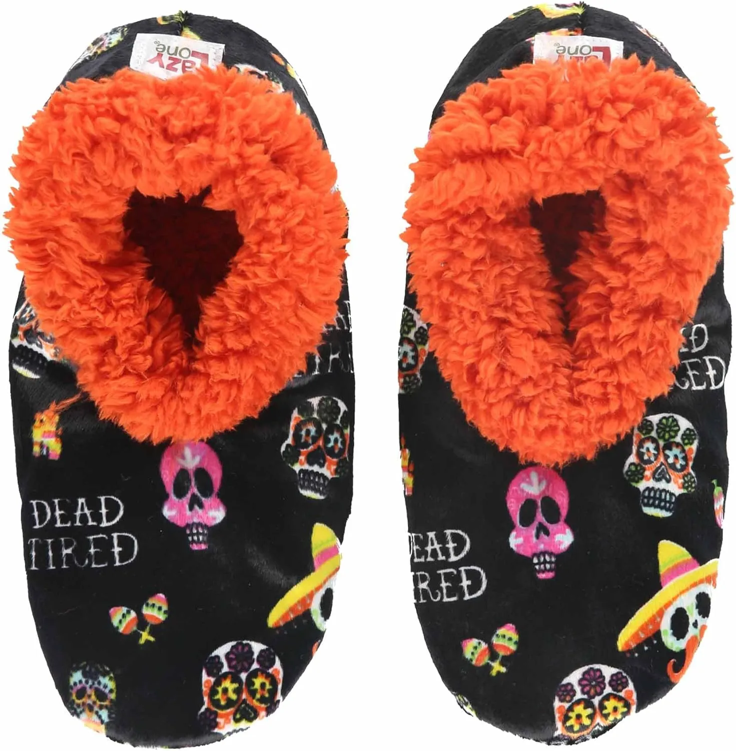 Lazy One Fuzzy Feet Slippers for Women, Cute Fleece-Lined House Slippers, Cute Slipper Socks