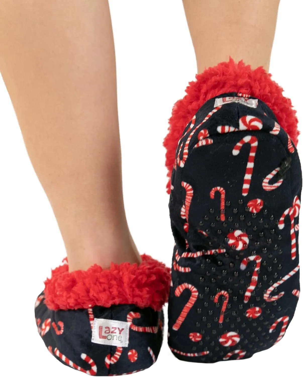 Lazy One Fuzzy Feet Slippers for Women, Cute Fleece-Lined House Slippers, Cute Slipper Socks