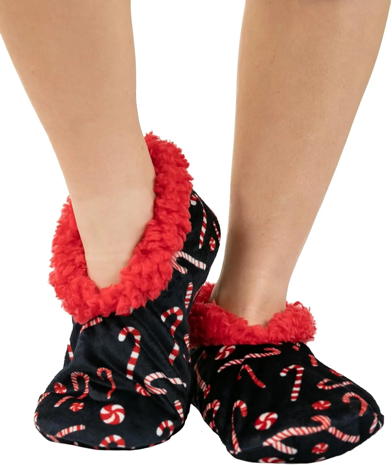 Lazy One Fuzzy Feet Slippers for Women, Cute Fleece-Lined House Slippers, Cute Slipper Socks