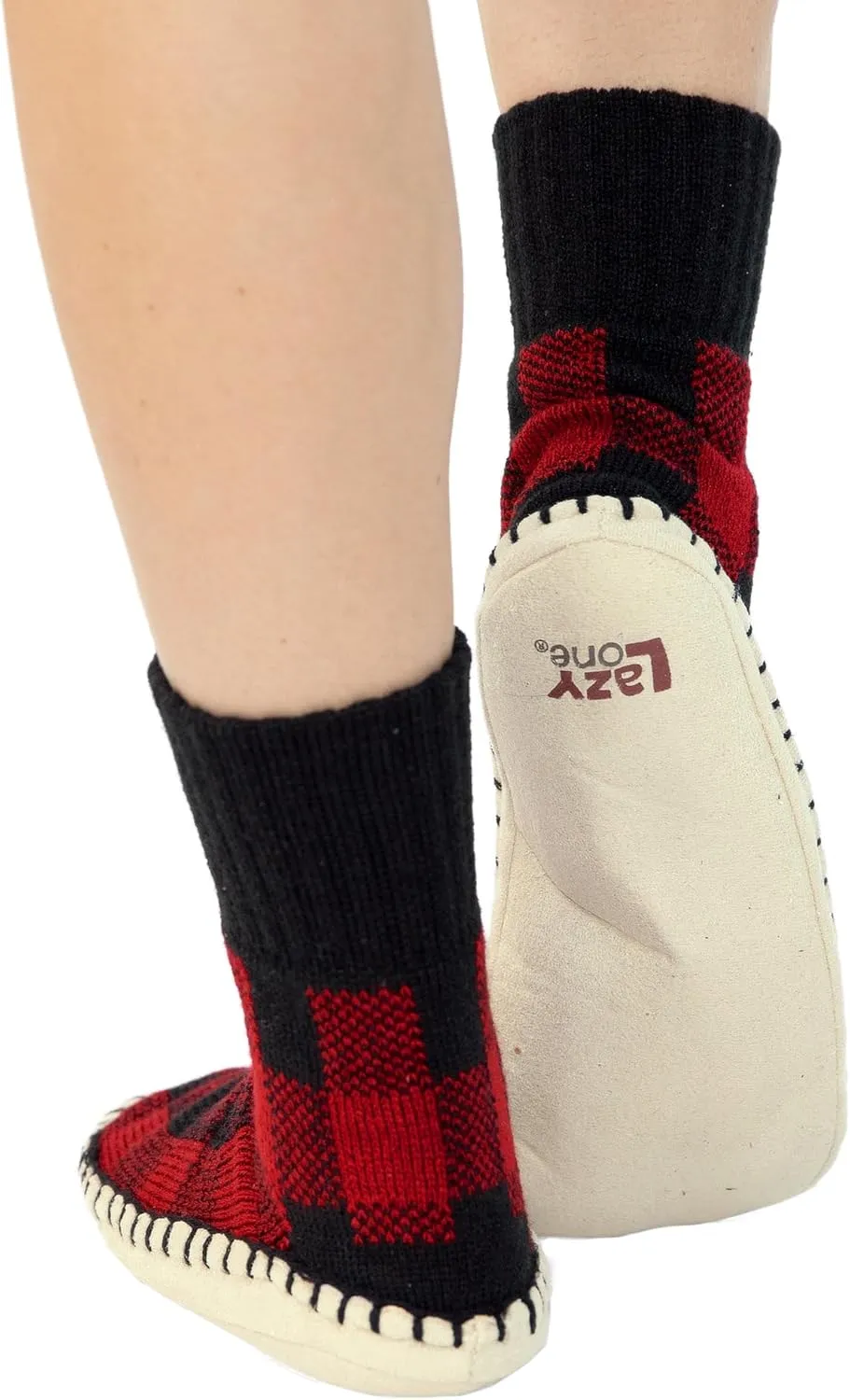 Lazy One Knitted Slippers, Cozy Slipper Socks for Women and Men