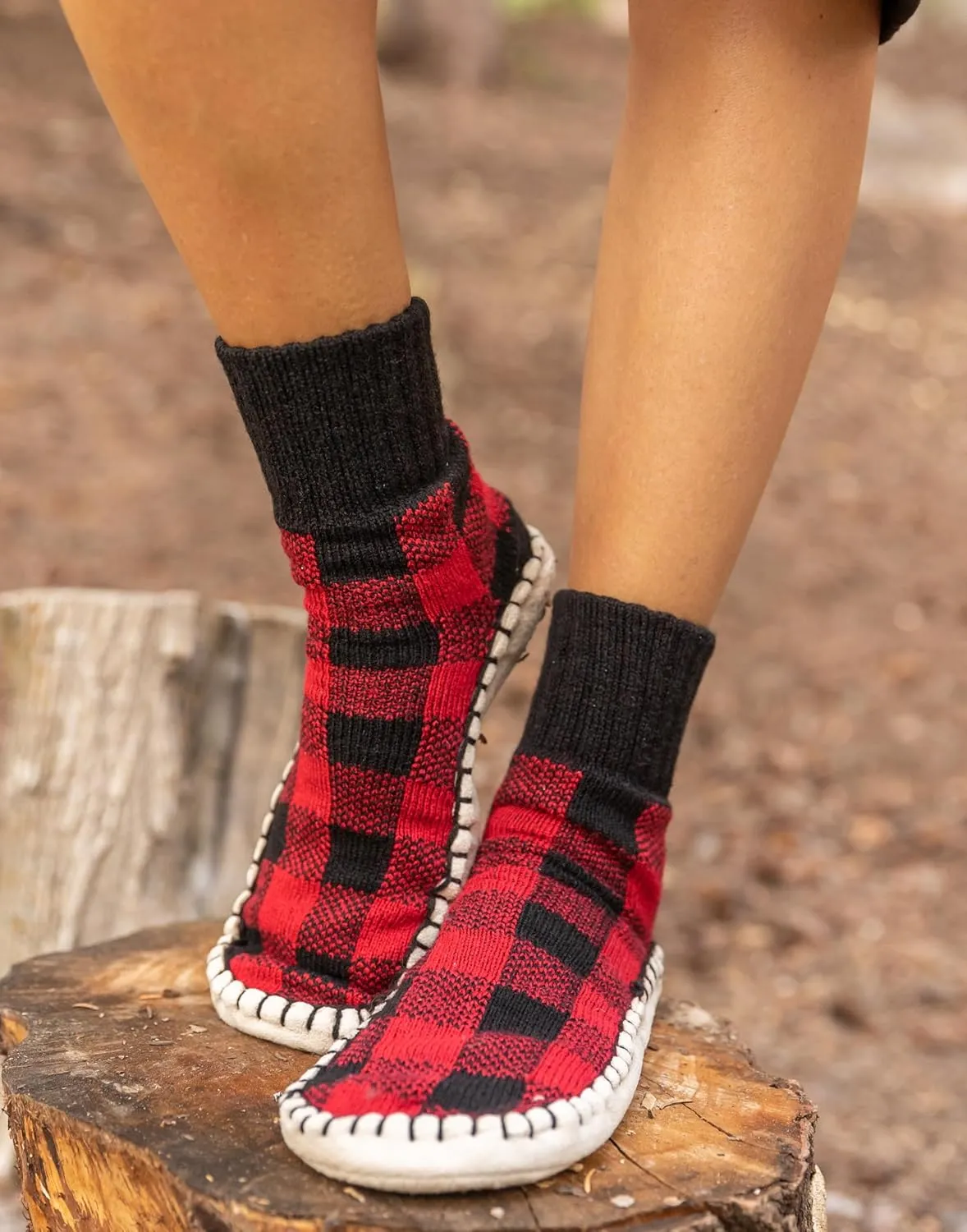 Lazy One Knitted Slippers, Cozy Slipper Socks for Women and Men