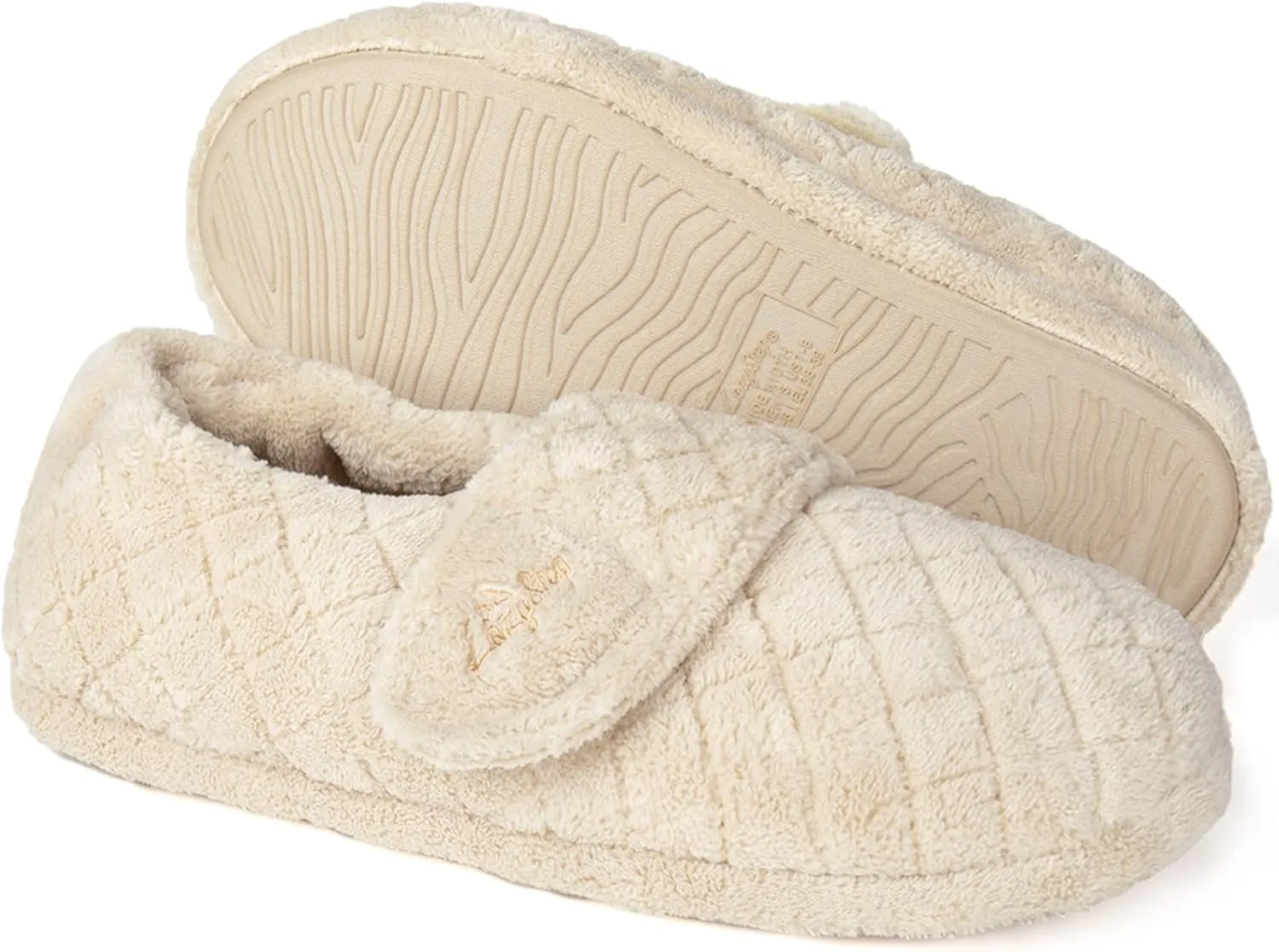 LazyStep Women's Nana Adjustable Slipper with Wide Widths
