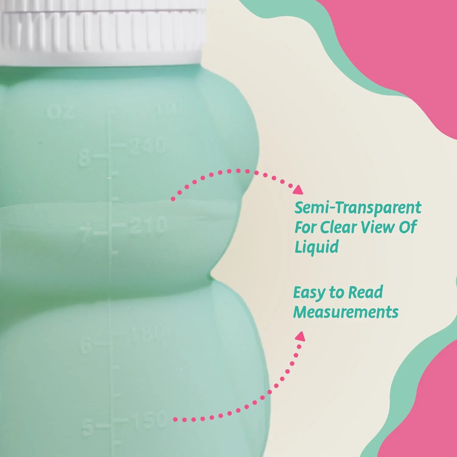 Legendairy Milk Honeybear Silicone Sippy Cup - Green, 8 oz, Dishwasher Safe, Trainer Straw Cup for Babies & Toddlers 4  Months