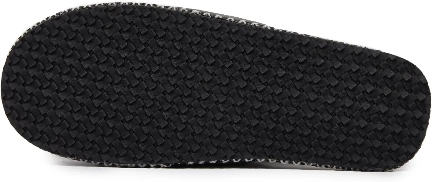 Lucky Brand Memory Foam Rubber Sole Scuff Bedroom Slipper - Soft Comfy Men's Slippers - Indoor/Outdoor Mens House Slippers