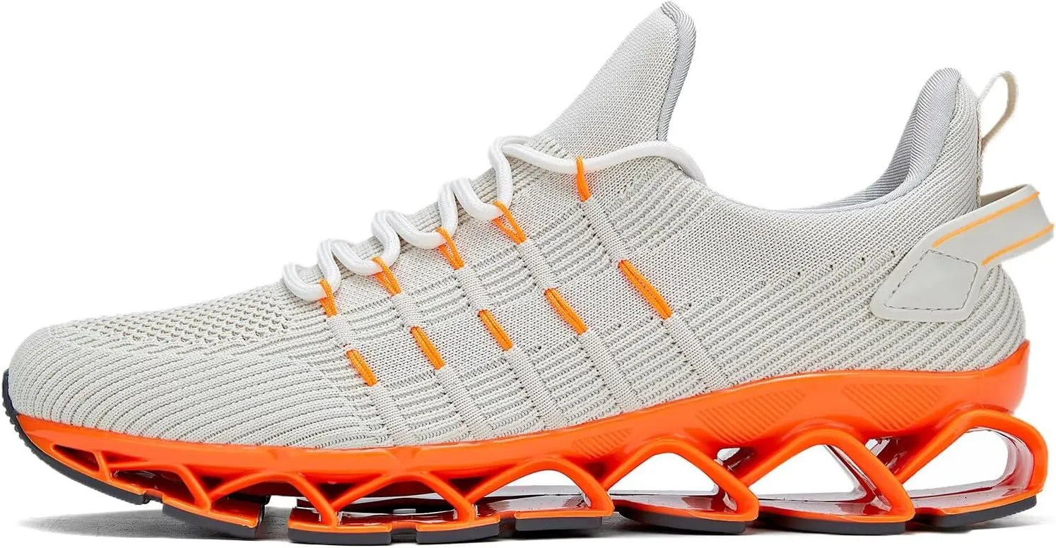 Mens Running Shoes Mesh Breathable Trail Runners Fashion Sport Blade Walking Tennis Sneakers