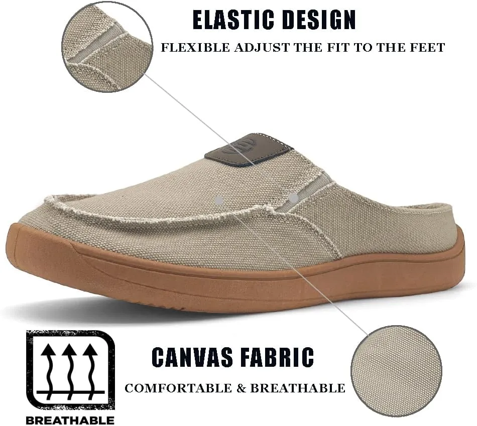 Men's Slip-on Shoes Wide Loafers Casual Winter Fuzzy Comfy Warm Slippers Walking Driving Shoes
