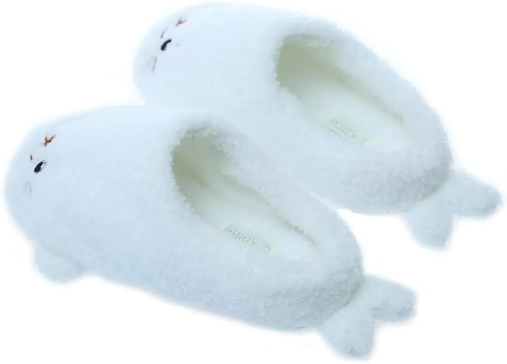 Millffy Cute Soft Comfy Plush Seal Slippers sea Lion Animal Shark Whale Slipper Indoor Crocodile Home Bedroom Shoes for Adult