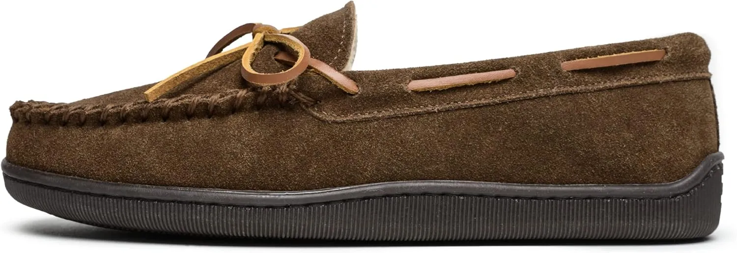 Minnetonka Men's Pile Lined Hardsole Slipper