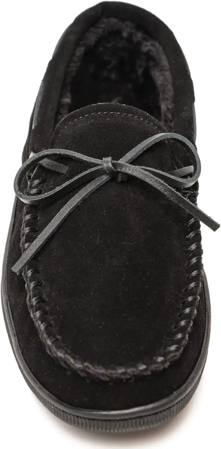 Minnetonka Men's Pile Lined Hardsole Slipper