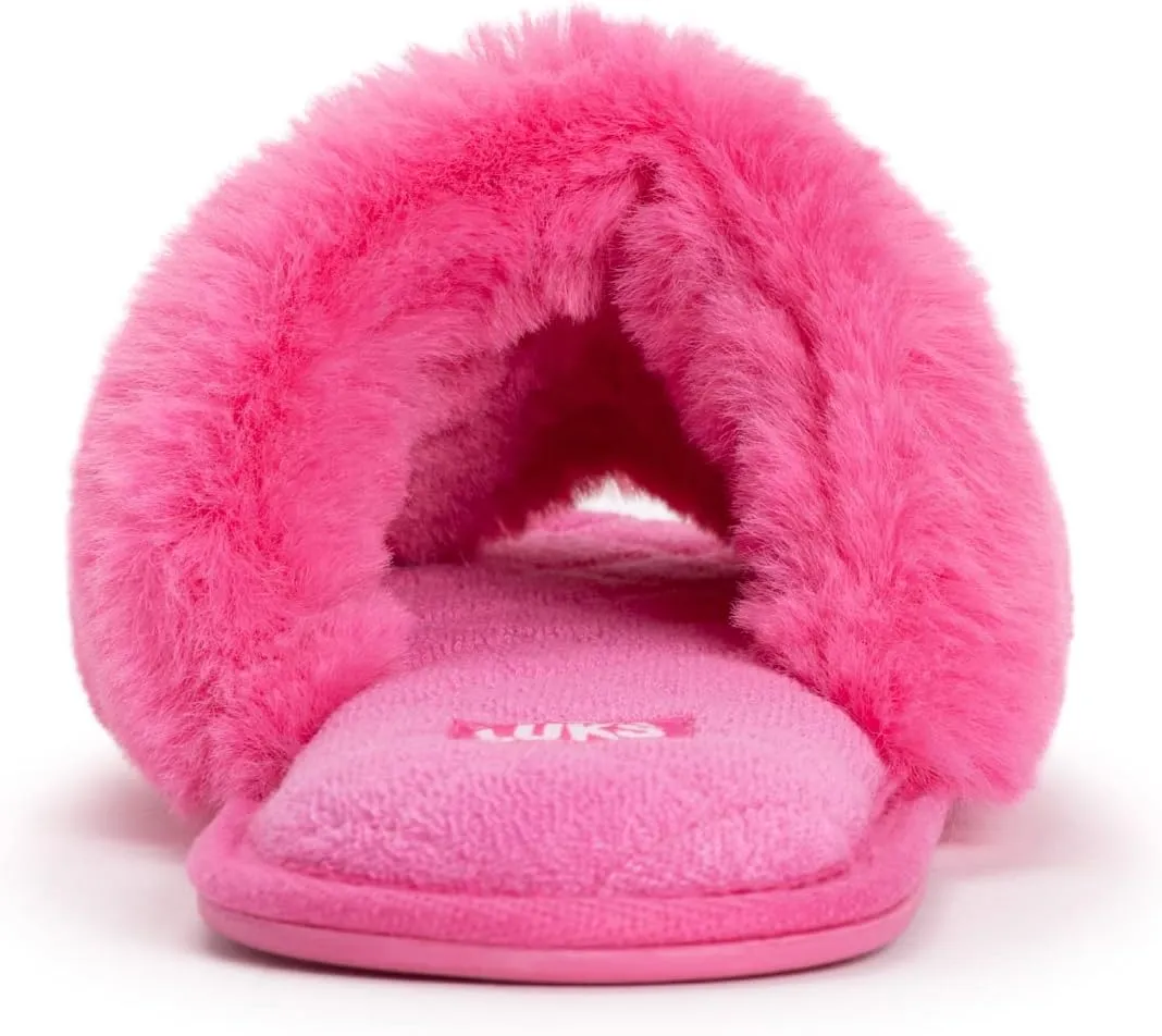 MUK LUKS Women's Sariah Slide Slipper-Snow White