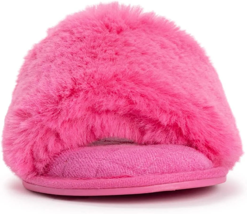 MUK LUKS Women's Sariah Slide Slipper-Snow White