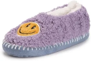 MUK LUKS Women's Sherpa Smile Ballerina Slipper