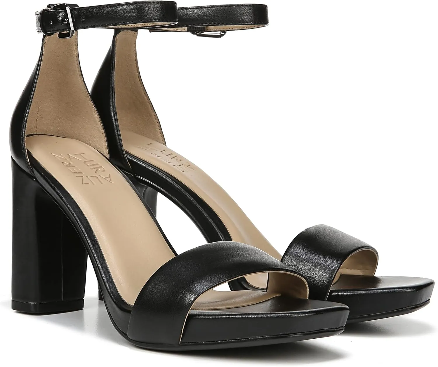 Naturalizer Women's Joy Ankle Strap Heeled Dress Sandal