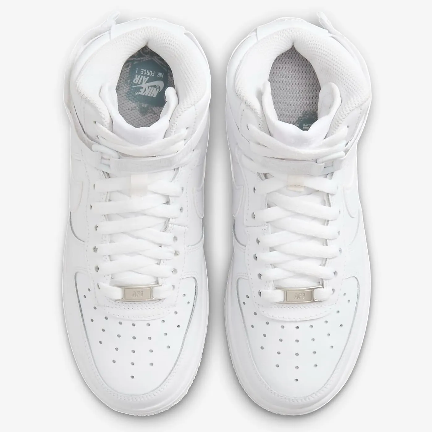 Nike Air Force 1 High LE Big Kids' Shoes (FV5950-111, White/White/White)