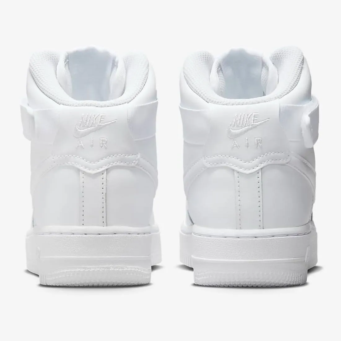 Nike Air Force 1 High LE Big Kids' Shoes (FV5950-111, White/White/White)
