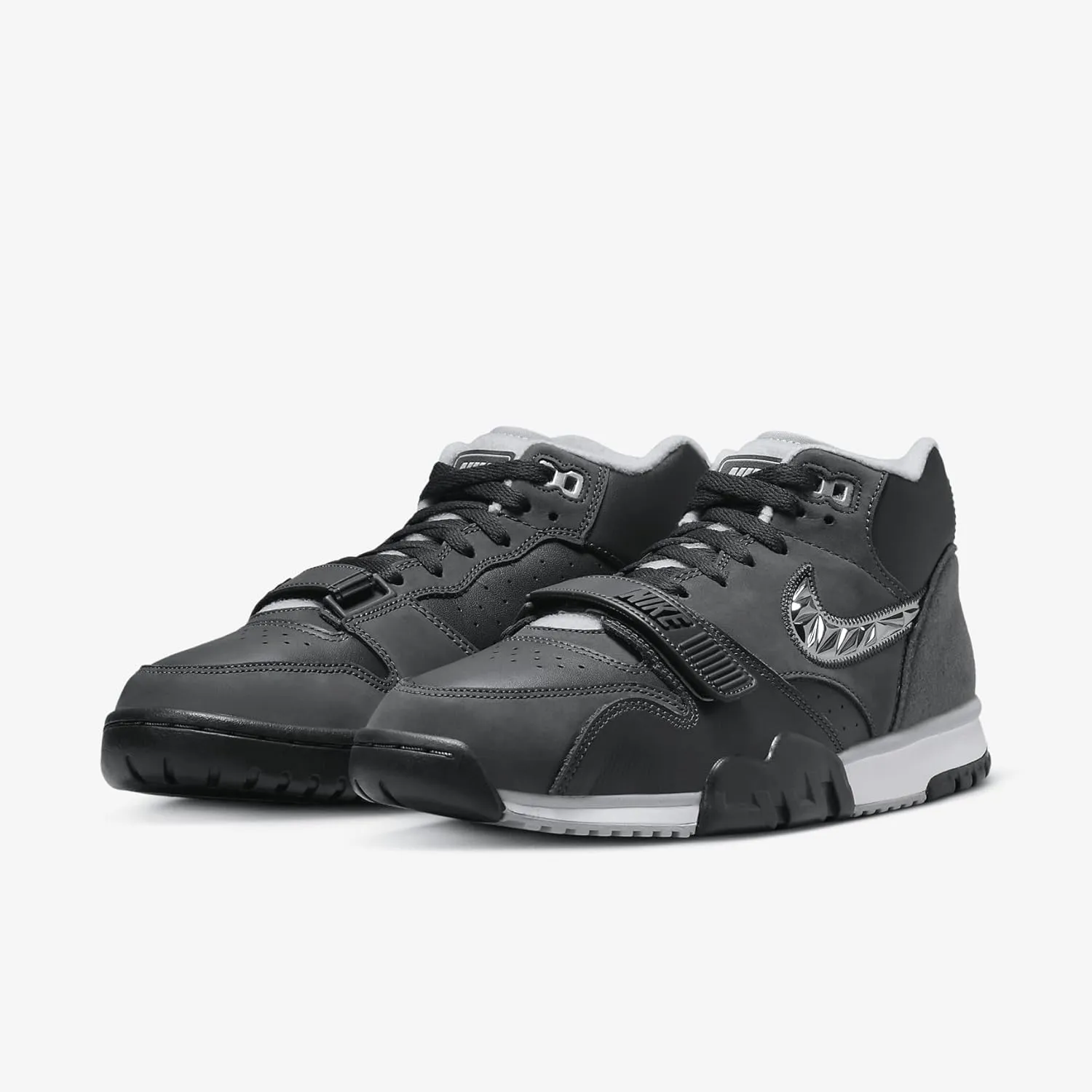 Nike Air Trainer 1 "SB LVIII Men's Shoes (FJ6195-001, Anthracite/White/Wolf Grey/Metallic Silver)