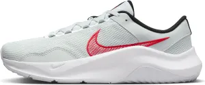 Nike Legend Essential 3 Next Nature Men's Workout Shoes (DM1120-010, Pure Platinum/White/Black/University Red) Size 7