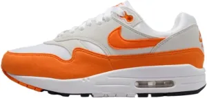 NIKE Women's Sneaker, Neutral Grey Safety Orange White Black, 5