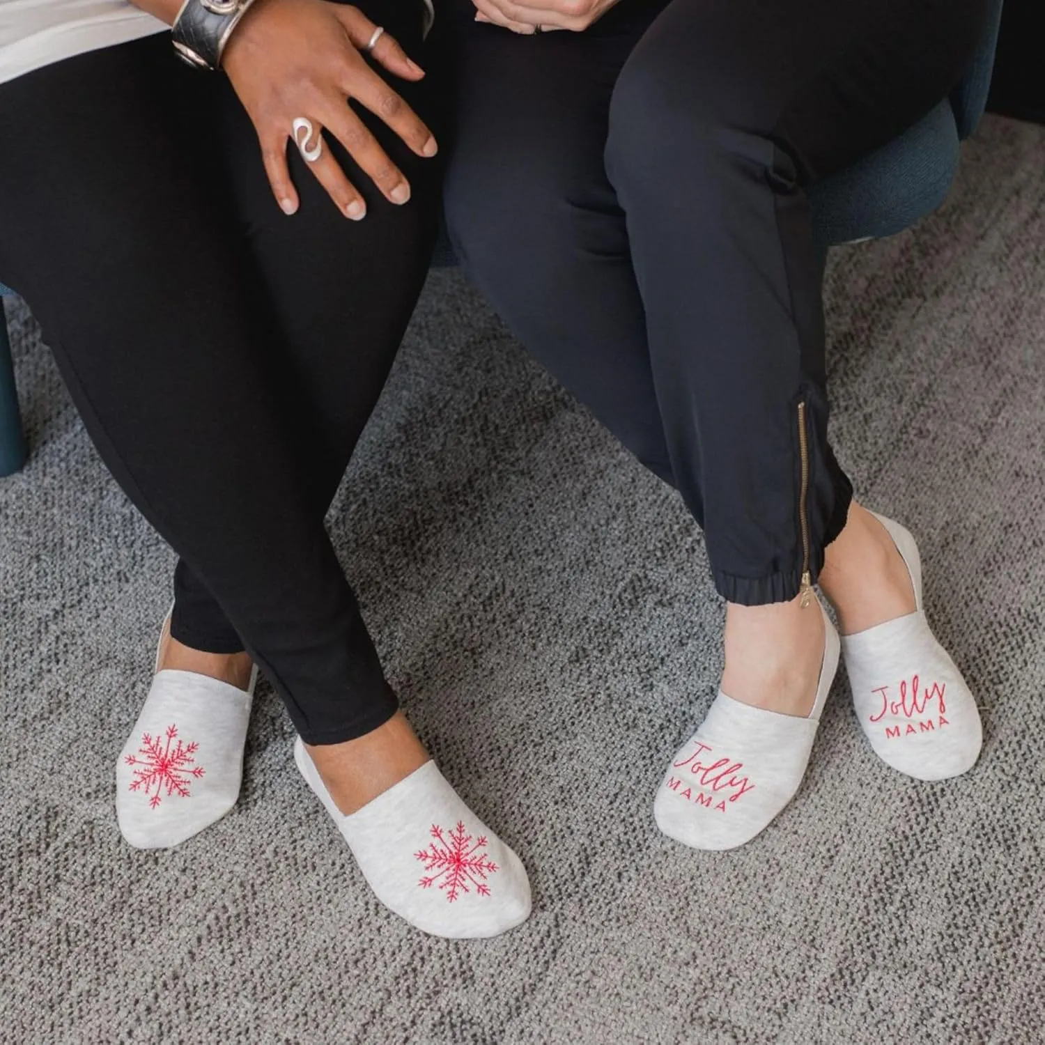 No Show Cushion Lounge Slipper Sock for Women with Anti-Skid Bottom and Heel Grippers