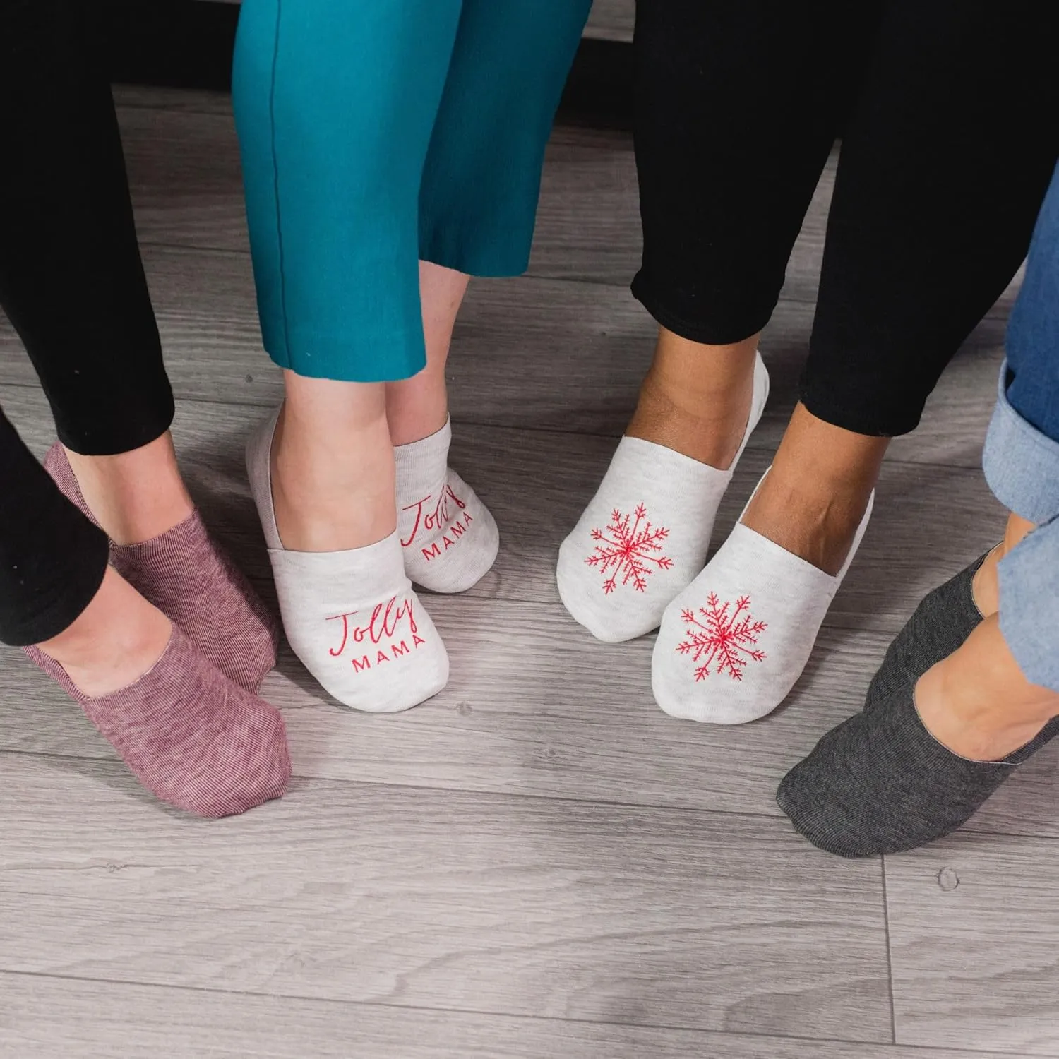 No Show Cushion Lounge Slipper Sock for Women with Anti-Skid Bottom and Heel Grippers