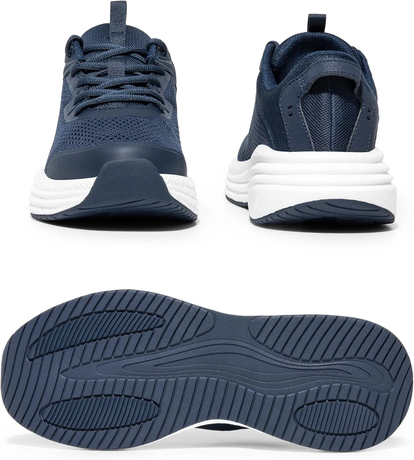 NORTIV 8 Men's Running Walking Tennis Shoes Comfortable Cushioning Non-Slip Breathable Athletic Gym Workout Cross Trainer Jogging Sneakers