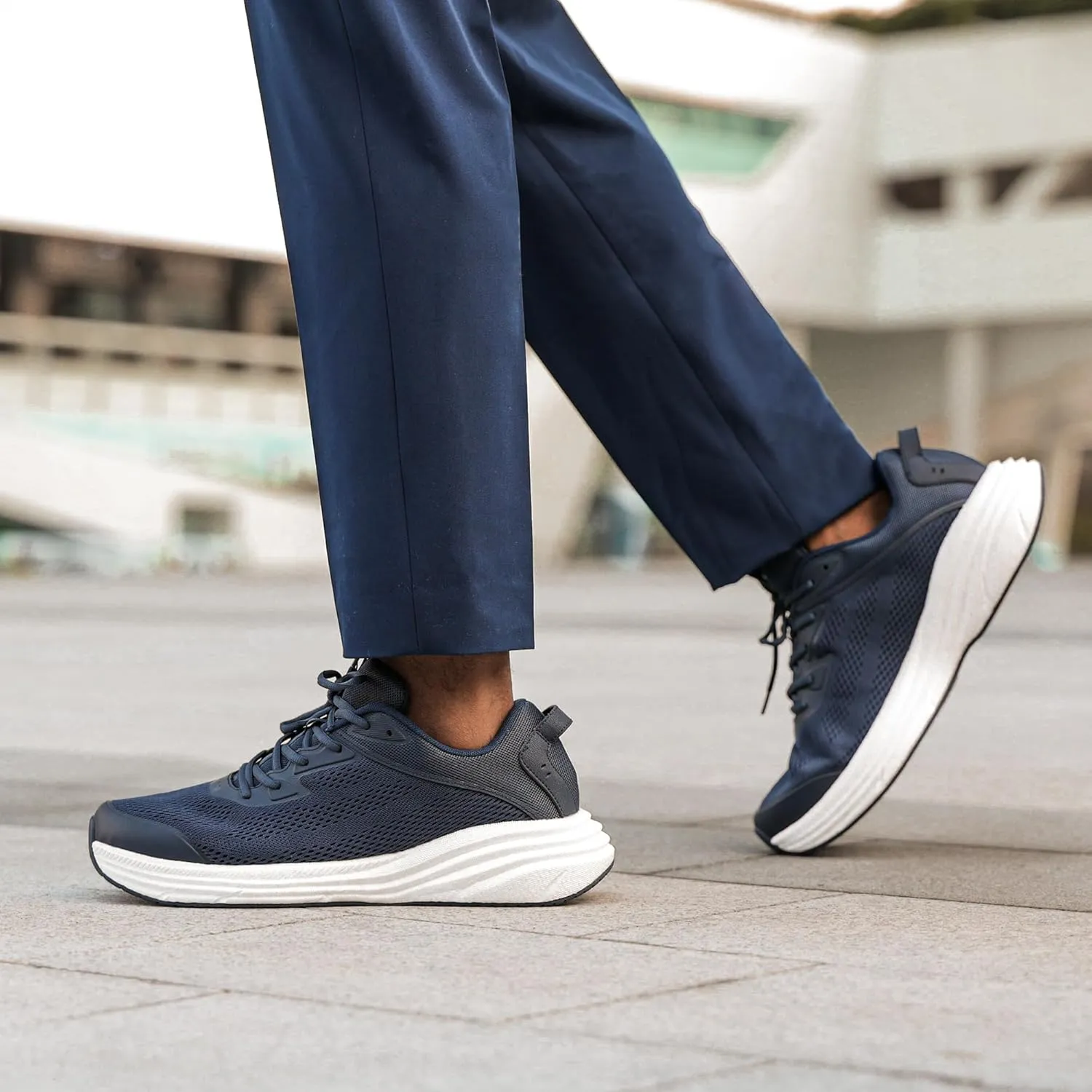 NORTIV 8 Men's Running Walking Tennis Shoes Comfortable Cushioning Non-Slip Breathable Athletic Gym Workout Cross Trainer Jogging Sneakers
