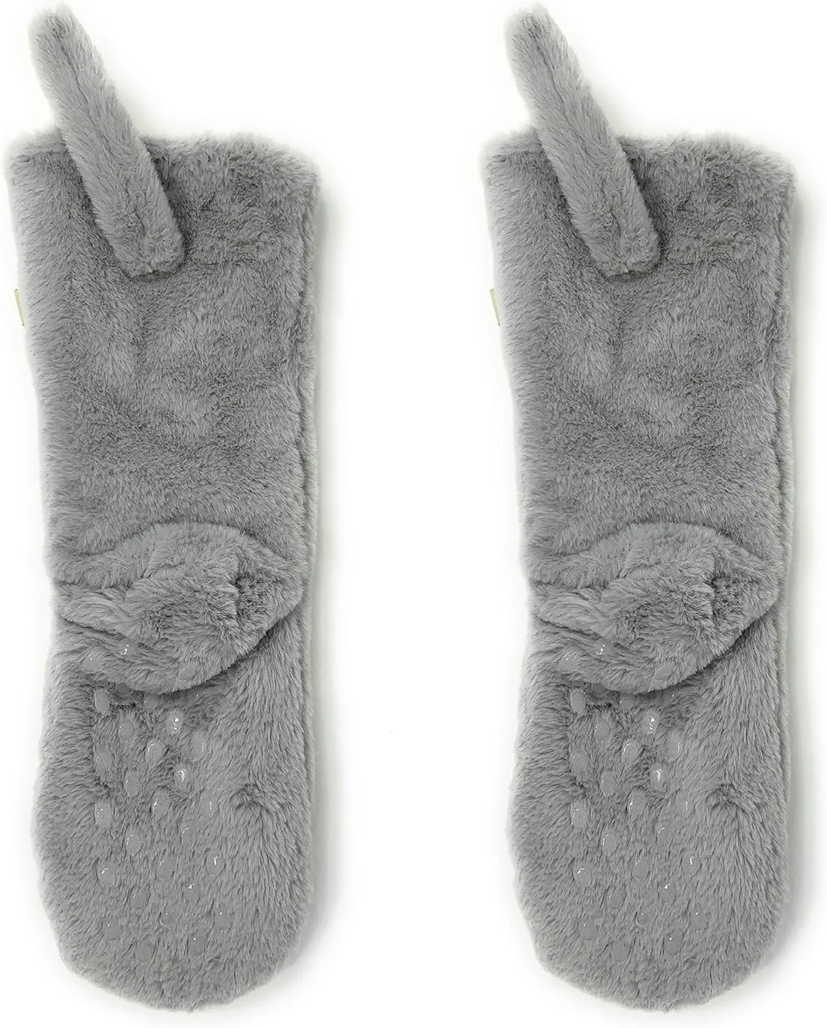ooohyeah Womens Non Slip Fuzzy 3D Animal Slipper Socks, Funny Warm Cozy Fluffy Cute Indoor Slippers with Grippers