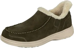 Orthofeet Men's Orthopedic Leather Vito Hands-Free Slipper
