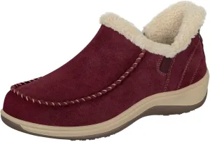Orthofeet Women's Orthopedic Leather Lorin Hands-Free Slipper
