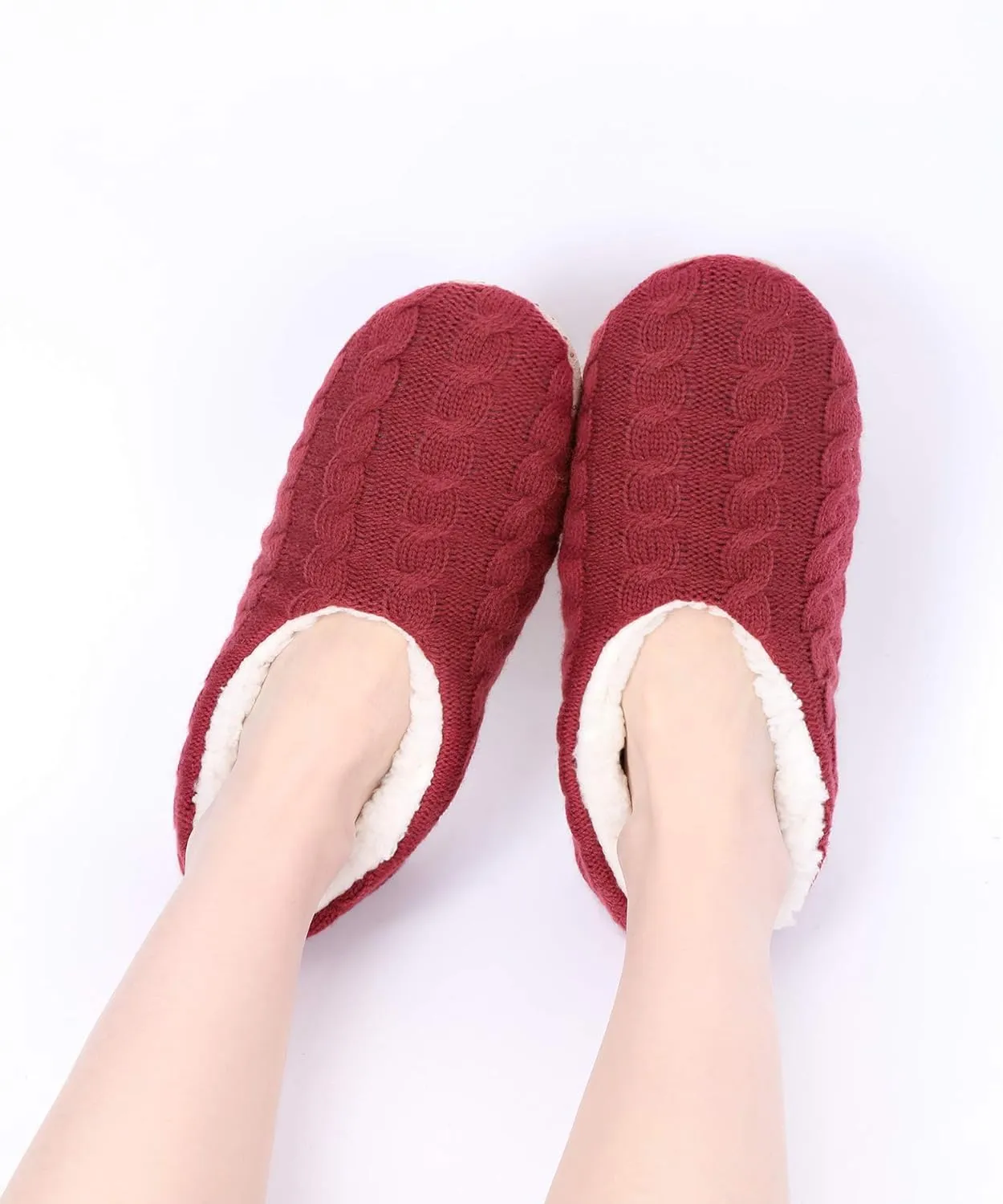 Panda Bros Slipper Socks For Women With Grippers, Fuzzy Womens Slipper Socks With Non Slip Bottoms, Cozy Warm House Slippers