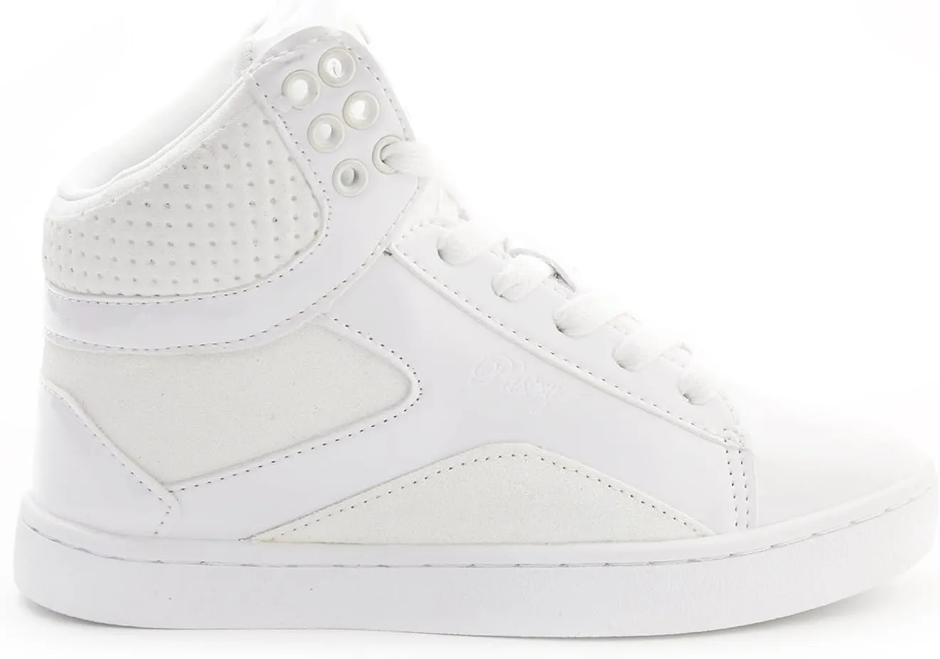 Pastry Girls Pop Tart Glitter High-Top Fashion Sneaker,White,12 Little Kid