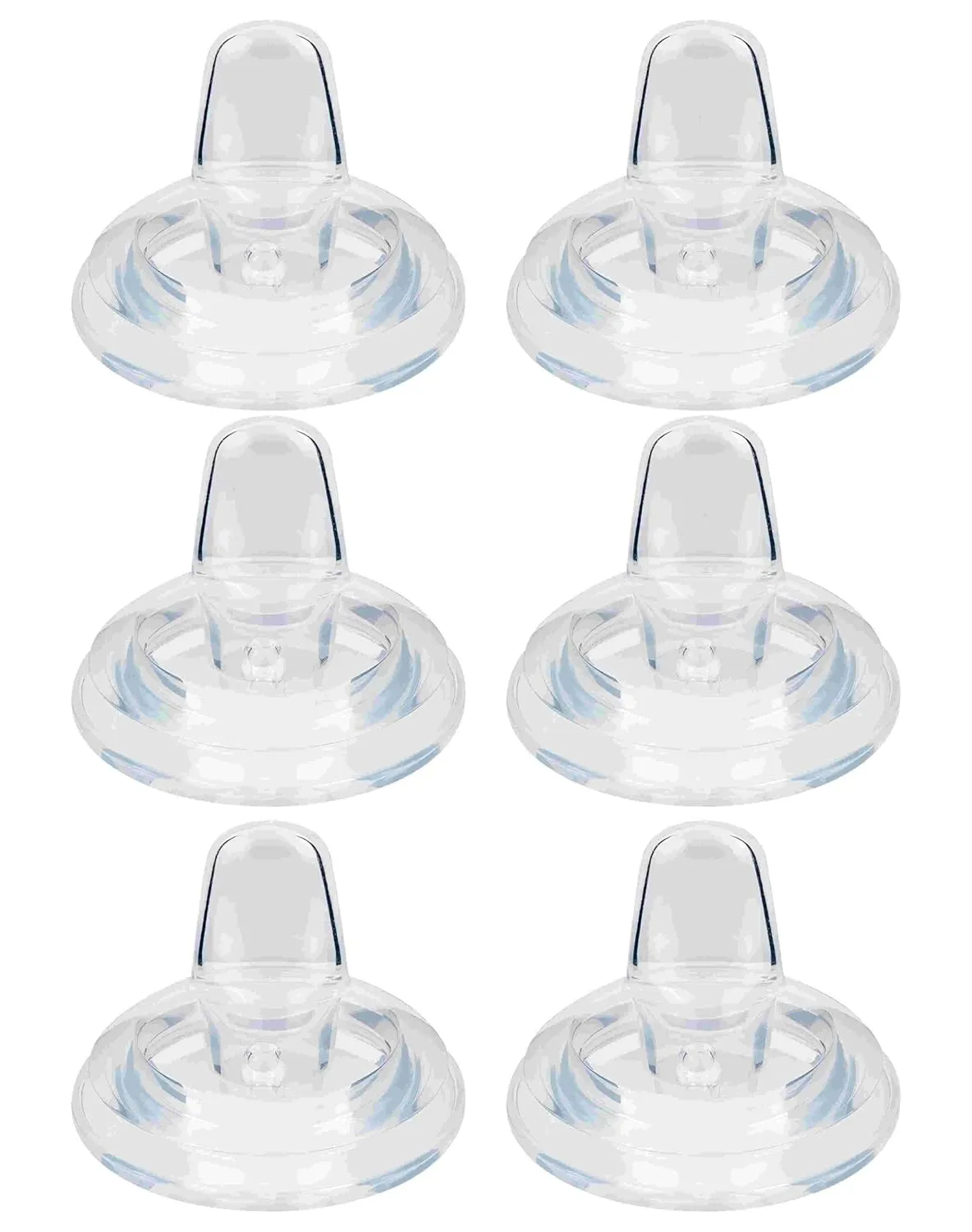 Philips Avent Natural Silicone Sippy Spouts, Grippy and Trainer Cups, 6m  - 6 Pack
