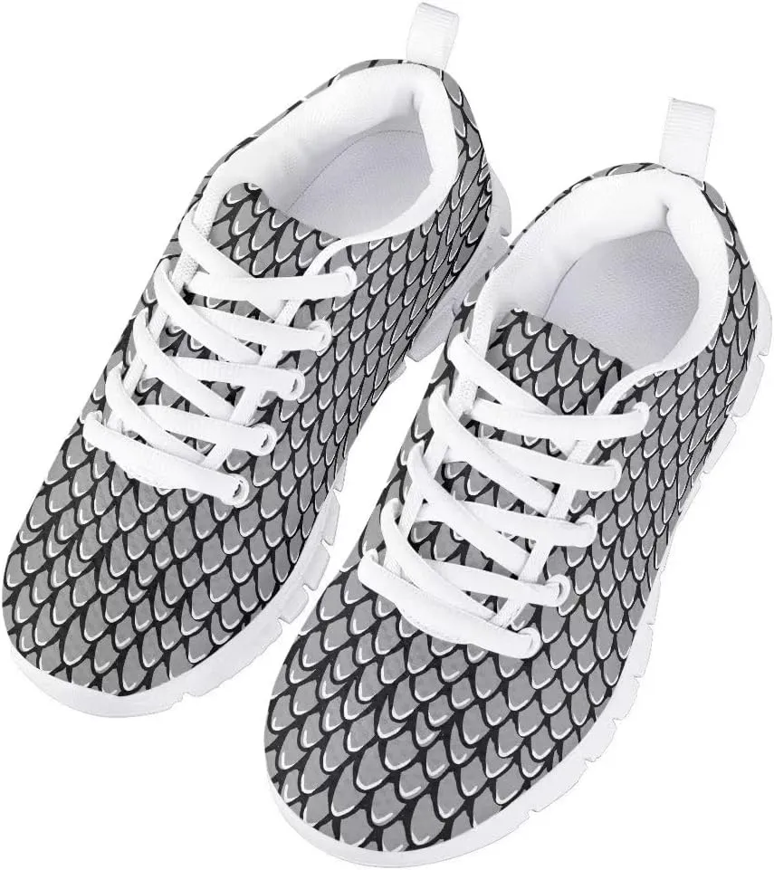 PinUp Angel Cute Sneakers for Girls Breathable Non-Slip Casual Kids Shoe for Back to School