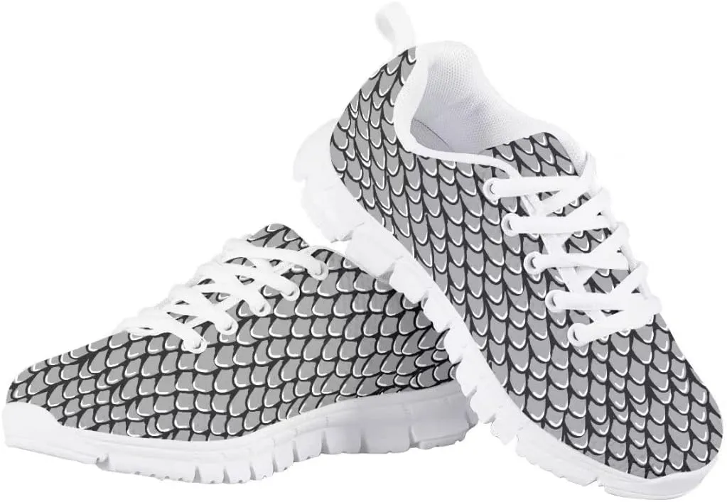 PinUp Angel Cute Sneakers for Girls Breathable Non-Slip Casual Kids Shoe for Back to School