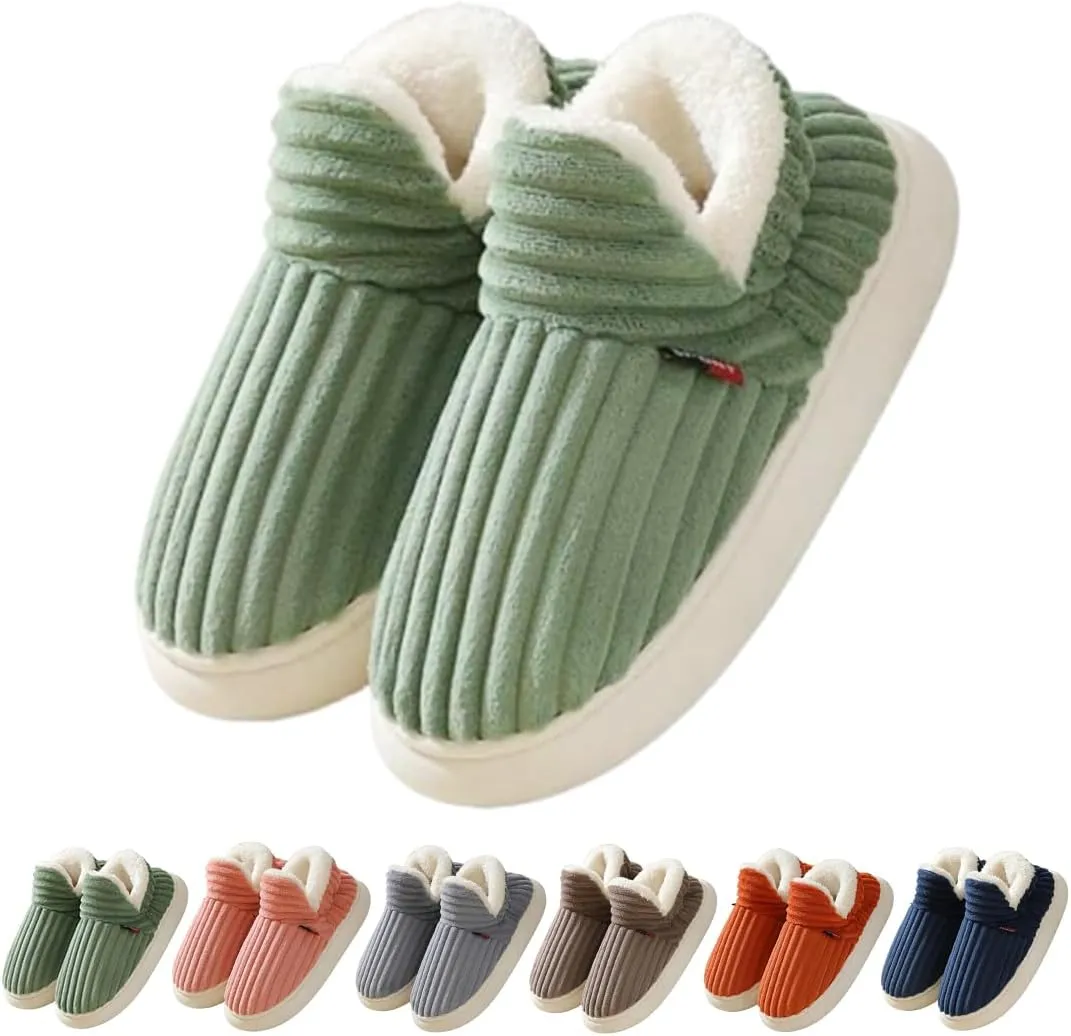 Pluffi Slipper Booties For Women Men Pluffi Cozy Stylish Slipper Winter Fuzzy Warm Thick-Soled House Cloud Slides With Anti-Slip Sole