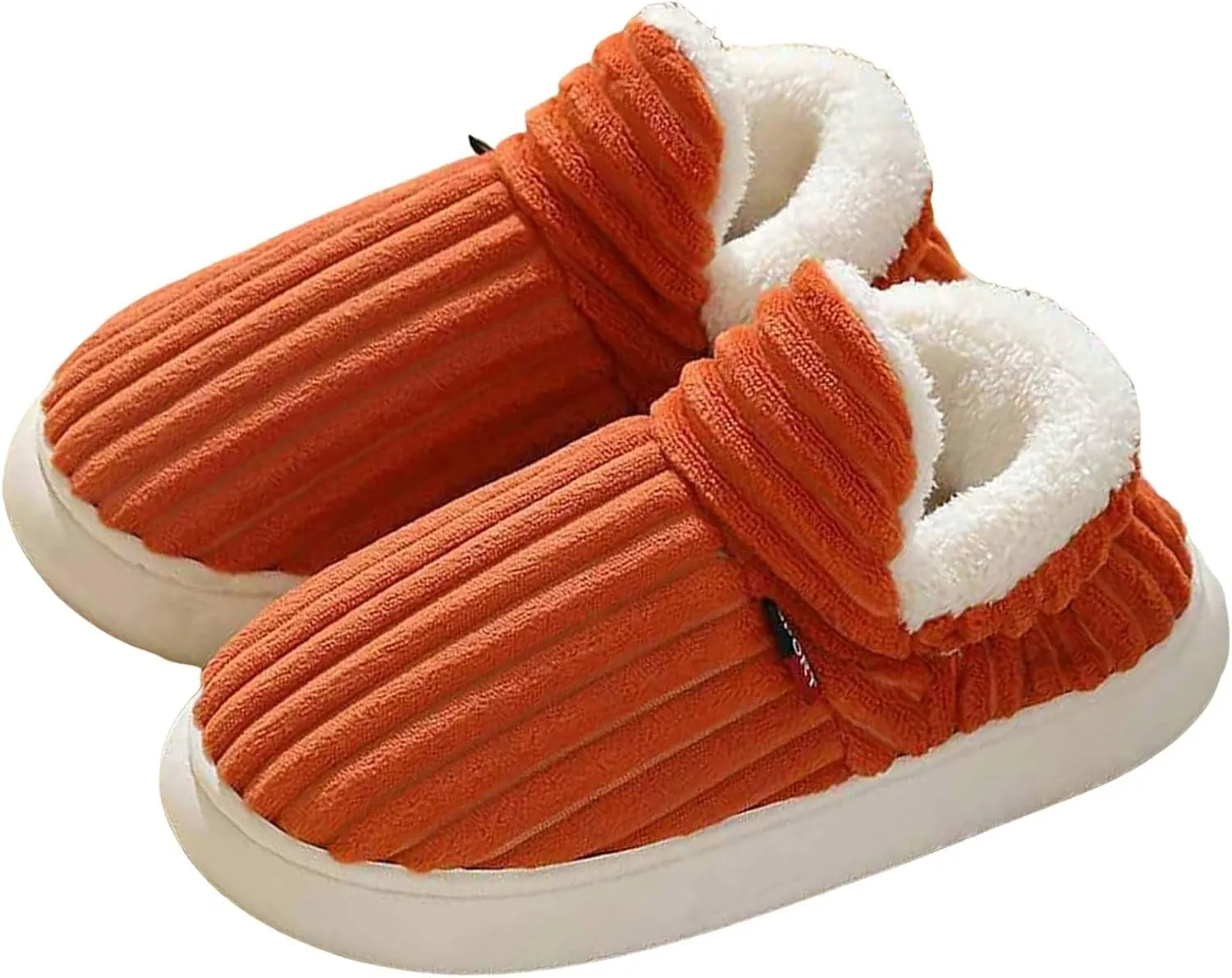 Pluffi Slipper Booties Women Pluffi Cozy Stylish Slipper Winter Fuzzy Warm Thick-Soled Plush House Cloud Slides Men Women