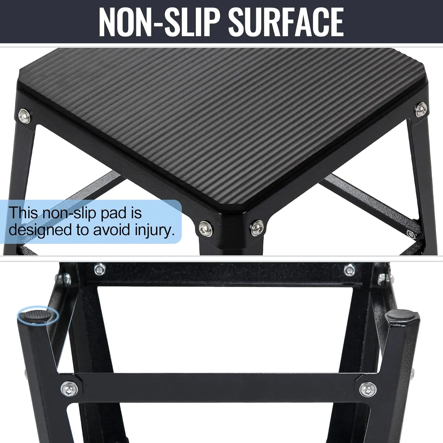 Plyometric Platform 12/18/20/24 Inch Fitness Exercise Jump Box Step for Fitting, Plyometric Jumping Exercise Training