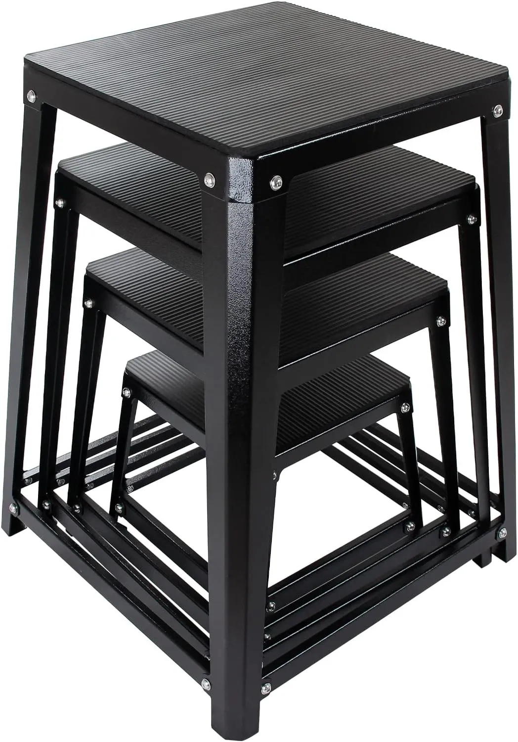 Plyometric Platform 12/18/20/24 Inch Fitness Exercise Jump Box Step for Fitting, Plyometric Jumping Exercise Training