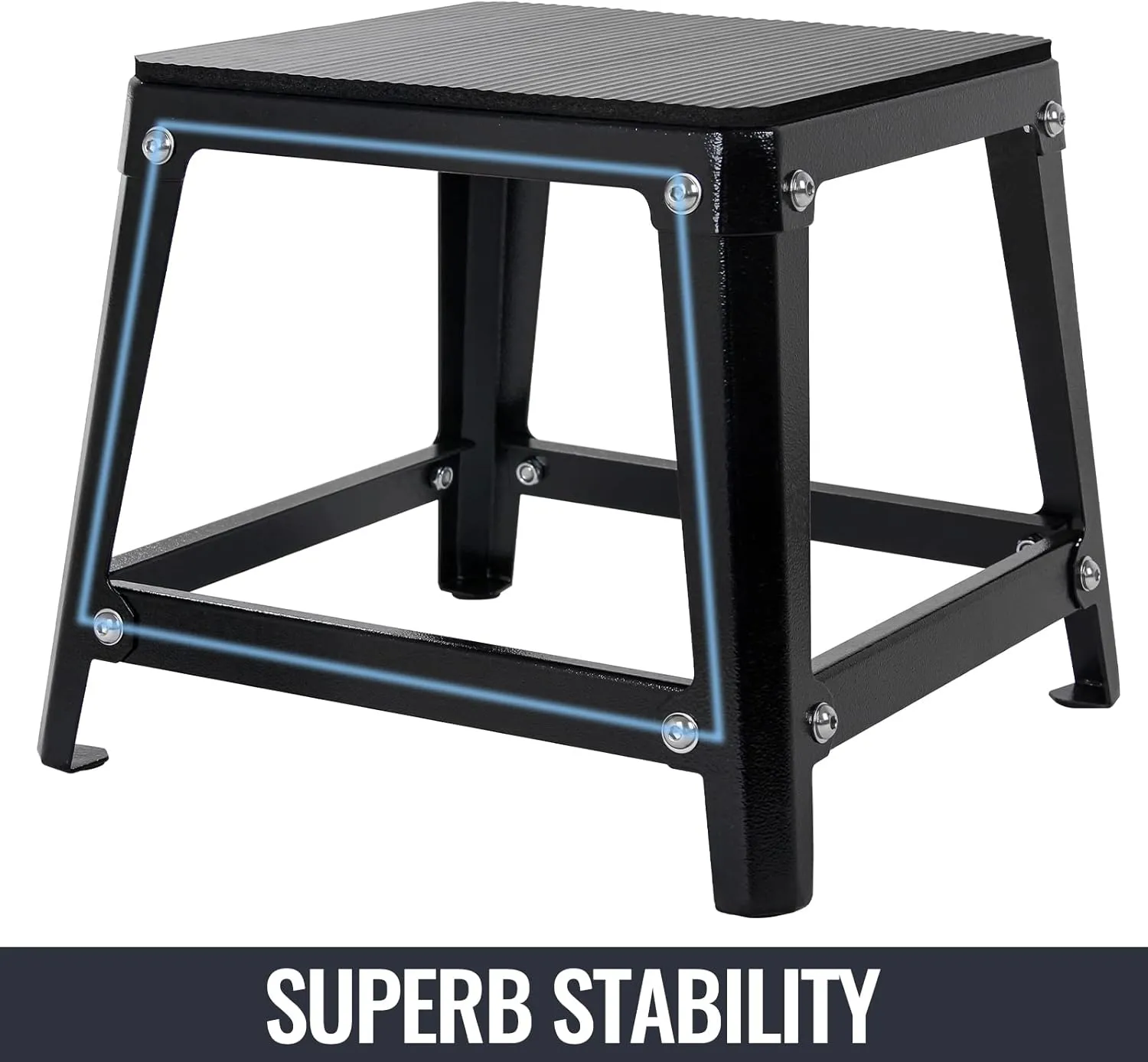 Plyometric Platform 12/18/20/24 Inch Fitness Exercise Jump Box Step for Fitting, Plyometric Jumping Exercise Training