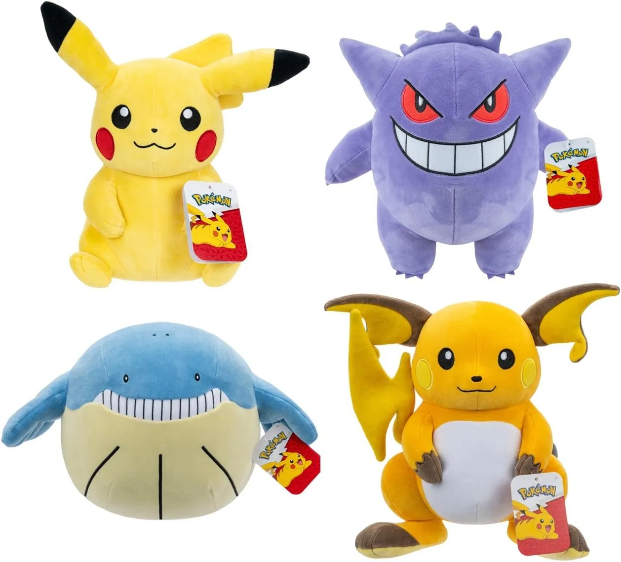 Pokemon Pokémon 30 cm Plush Wave 95257-14 - Pikachu, Gengar, Wailmar, Raichu - Official Stuffed Toy for Children 2 