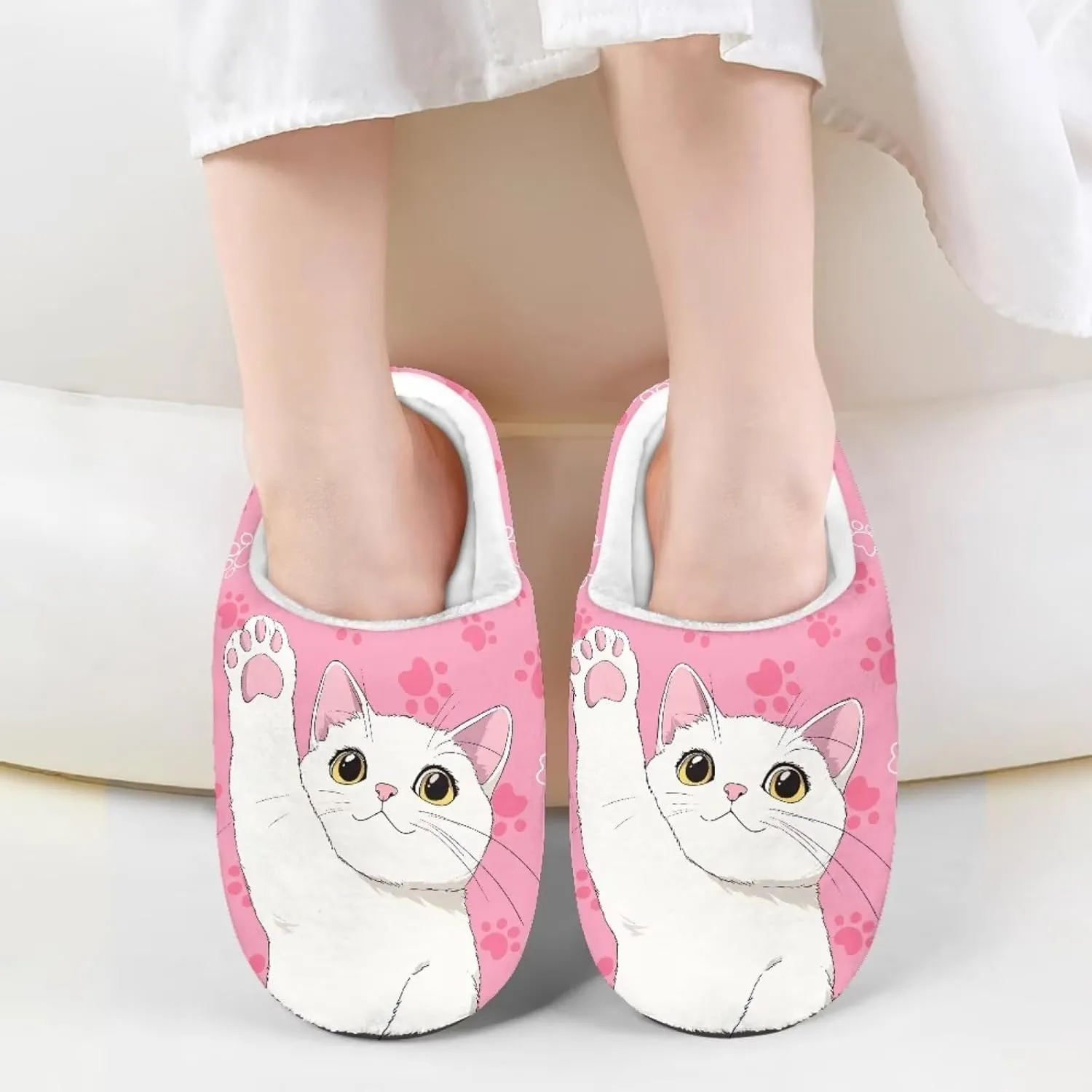 POLERO Cute Slipper for Kids Girls Winter Slippers Warm Indoor House Shoes Boy's Slippers
